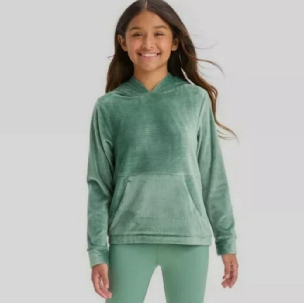 All in Motion Girls Ribbed Velour Set
